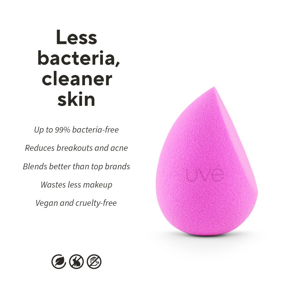 UVé Beauty Sponge Makeup Blender – Teardrop Makeup Applicator