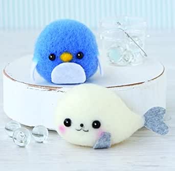 Amazon アクレーヌ スターターキット 針 マット 付きアザラシとペンギンのマスコット手作りキットセット 羊毛フェルトで作るぬいぐるみ 自由研究 ウェルカムドール 羊毛フェルト 通販 Amazon アクレーヌ スターターキット 針 マット 付きアザラシとペンギンのマスコット手作りキットセット 羊毛フェルトで作るぬいぐるみ 自由研究 ウェルカムドール 羊毛フェルト 通販