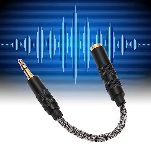 Adaptador de 4.4 mm a 3.5 mm para escuchar auriculares balanceados en el teléfono móvil 3