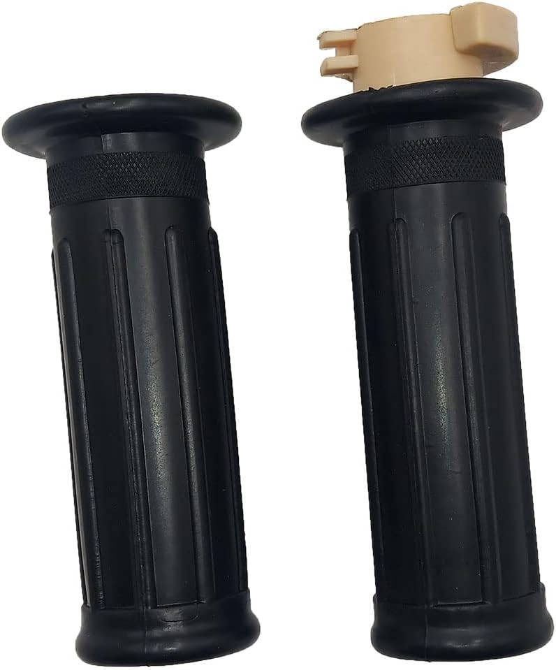 Throttle Housing Start Switch Choke Cable Control Left Right Brake Lever Fit for Yamaha PW50 PY50 Peewee Y-Zinger Motorcycle Dirt Bike Black Hand Grip Set