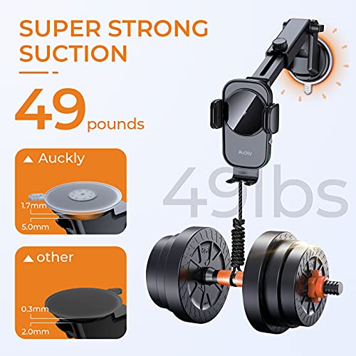 Auckly-15W-Fast-Qi-Wireless-Car-Charger-Electromagnetic-Sense-Car-Wireless-Charger-Automatic-Phone-Suction-Holder-Dashboard-Mount-Compatible-for-S20S21for-iPhone-1213-Pro-Max-Mini11XSXR-etc