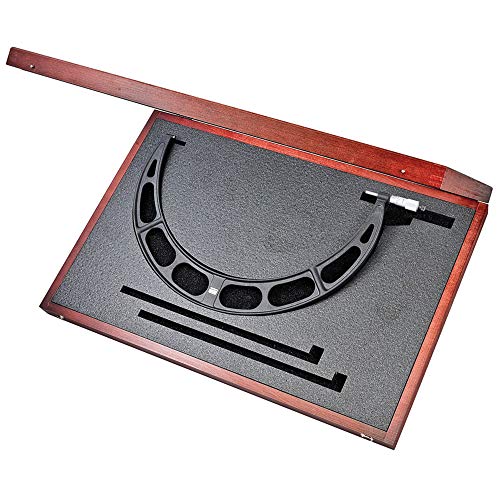 Micrómetro exterior Starrett 436XRL-10 con tope de trinquete y caras de carburo de 9 a 10 pulgadas