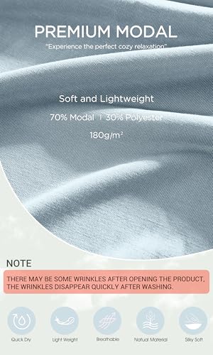 Image of ODODOS Modal Soft Lounge Shorts for Women Drawstring High Waist Casual Sleepwear Lightweight Cozy Pajama Bottom