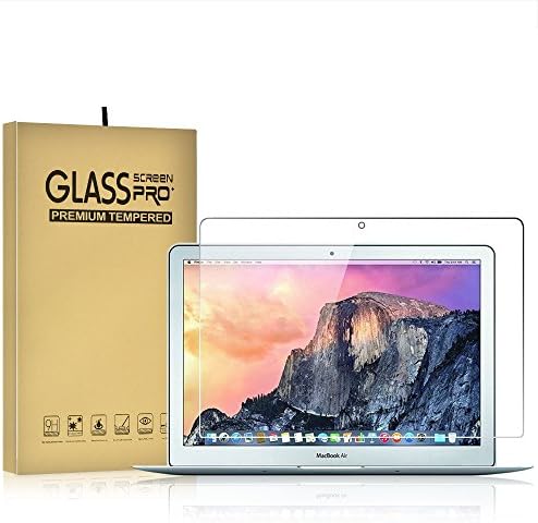 Temper Glass Screen Protector for MacBook Pro 15 Inch 2016 A1707 9H Hardness Crystal Clear Scratch Resistant Bubble Free Easy Installation Screen Film
