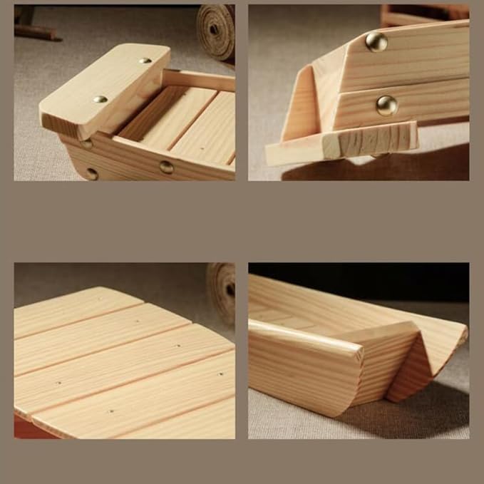 Bandeja de Sushi de Madera Forma de Barco DOITOOL miniatura 6