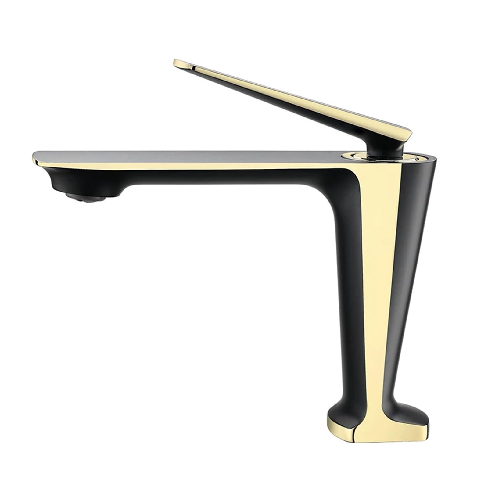 BHFPFZA Stainless Steel Kitchen Sink Faucet Mixer Swivel Single Lever Tap with Fittings for Bathroom - Plated Design for Modern Kitchens