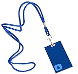 Severance TV Show Keycard ID Badge Blue PVC Card Lanyard