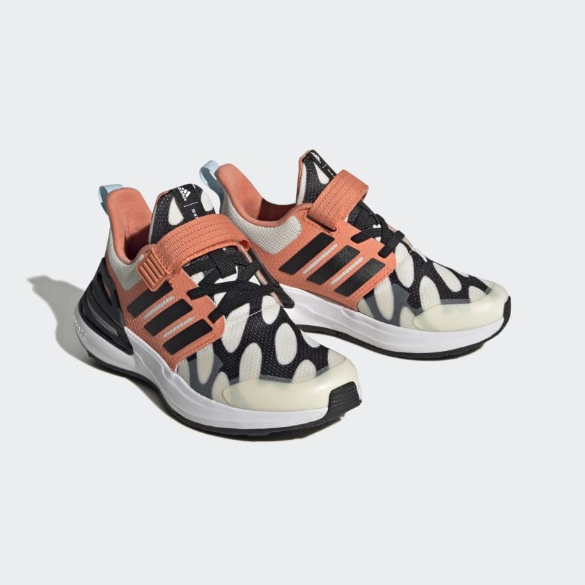 adidas RapidaSport Bounce Marimekko Running Elastic Lace Top Strap Shoes Kids'4