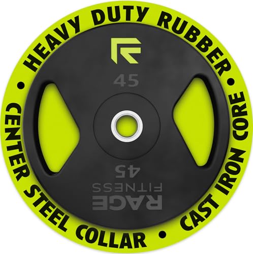 Rage Fitness Rubber Coated Plates