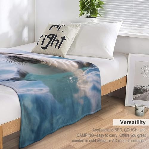 Couverture phoque polaire contre le froid rideau de lit flannel - 7