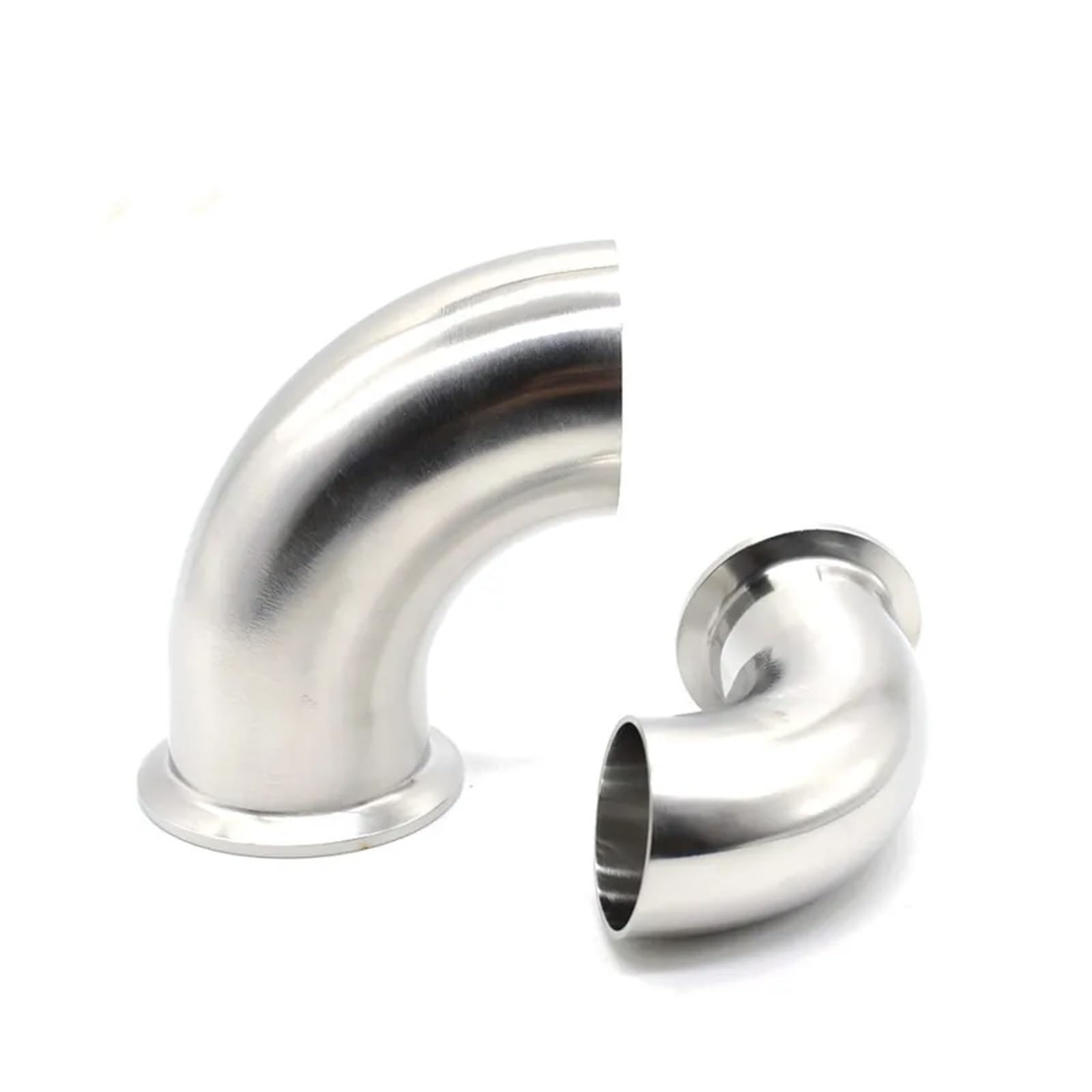 1pc 38mm 51mm Pipe OD Butt Weld x 1.5" 2" Tri Clamp SS304 Stainless Steel 90 Degree Elbow Pipe Fitting Home Brew Beer Wine(76mm x Ferrule 91)