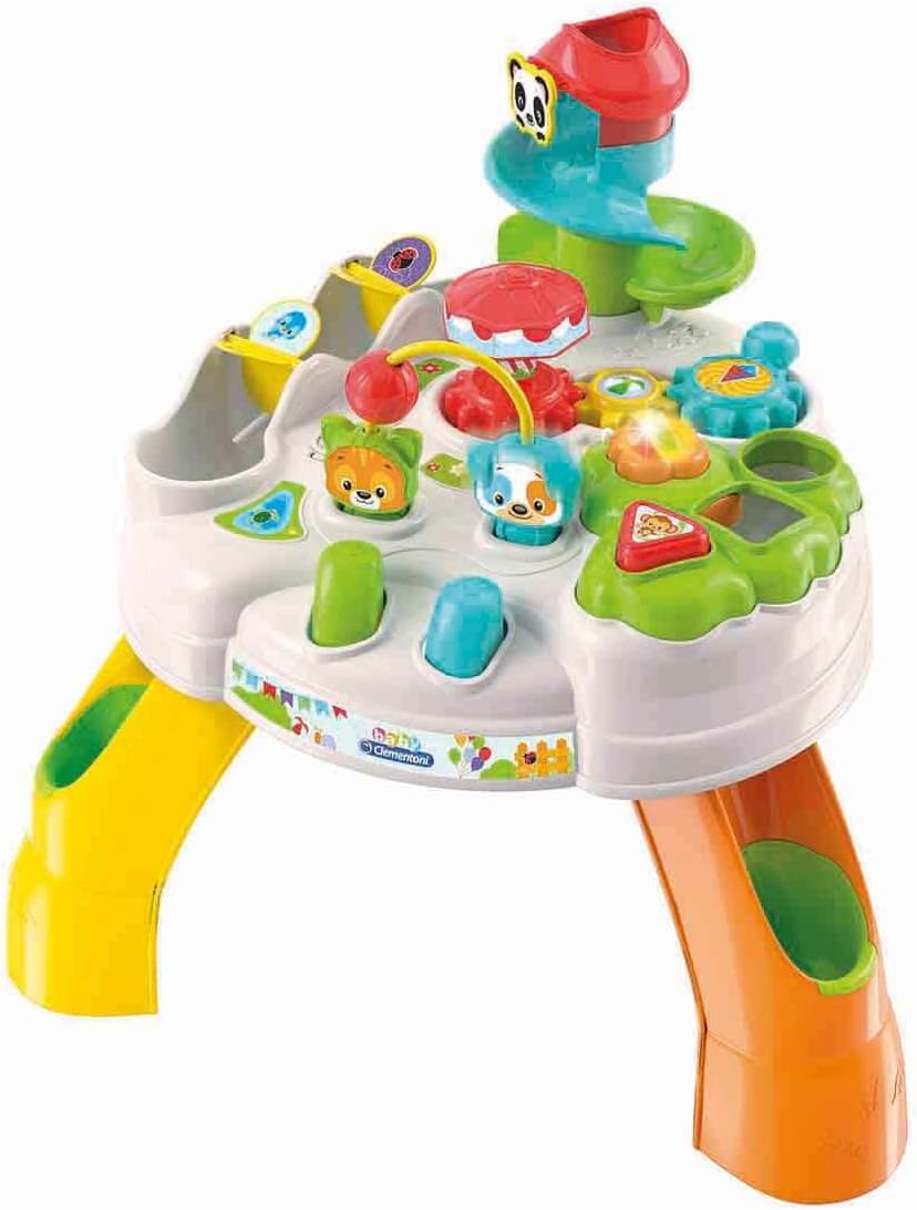 Clementoni Baby Park Activity Table: Interactive Fun & Learning for Toddlers, Lights, Sounds, Moving Parts & More! (12+ Months)
