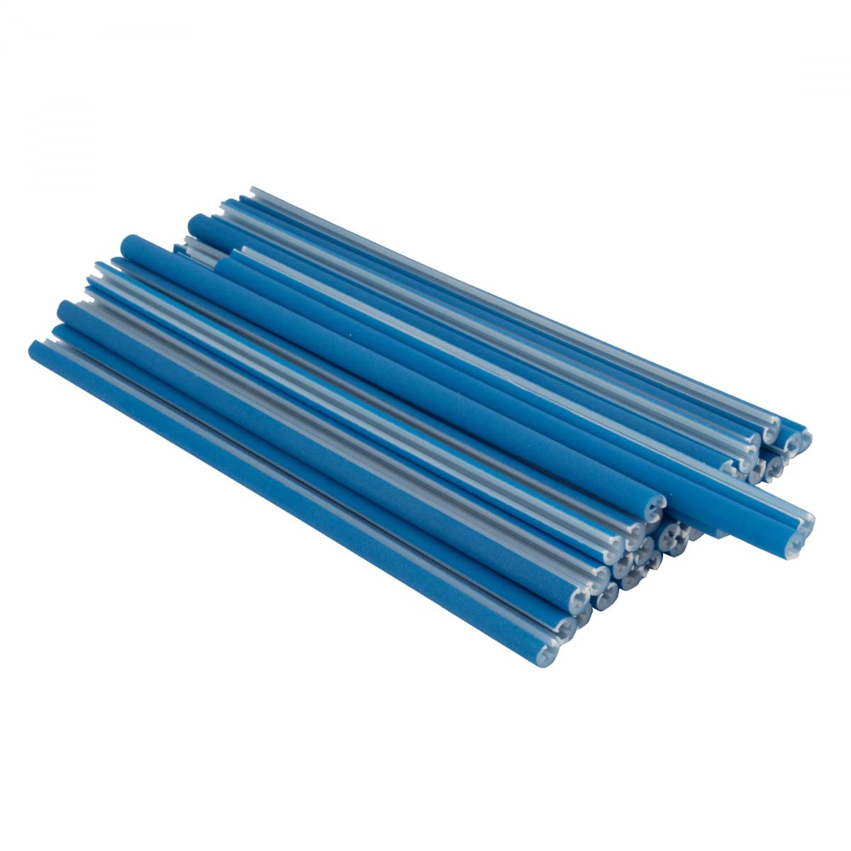 BLACK OPS REFLECT SPOKE COVERS REFLECTIVE 36pc BLUE 150mm