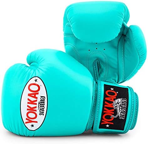 Guantes Boxeo Microfibra Amarillo 16 oz Entrenamiento Combate