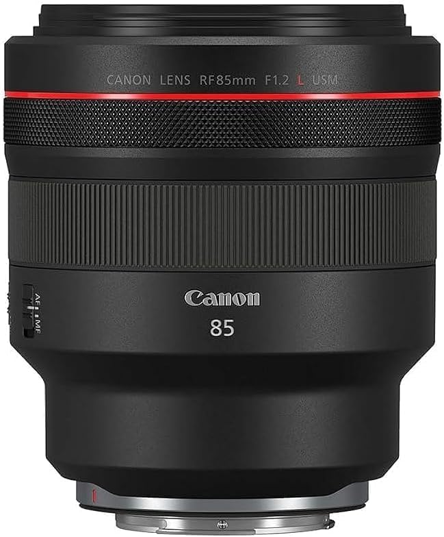 Lente Canon RF 85 mm F1.2 L USM, negro