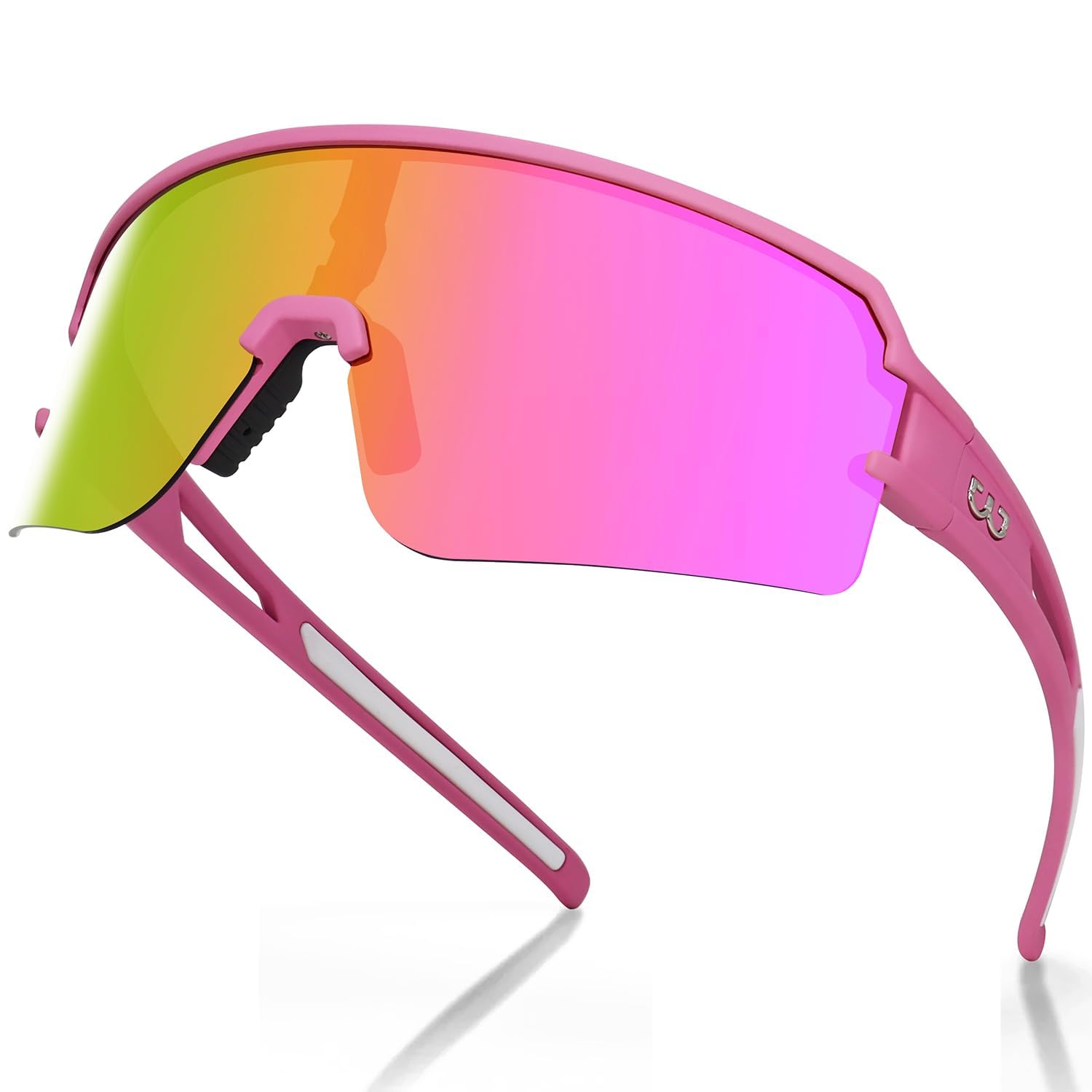 SPOSUNE Polarized Cycling Glasses for Men Women, UV400 Protection Sports Sunglasses for Baseball Running Fishing Riding