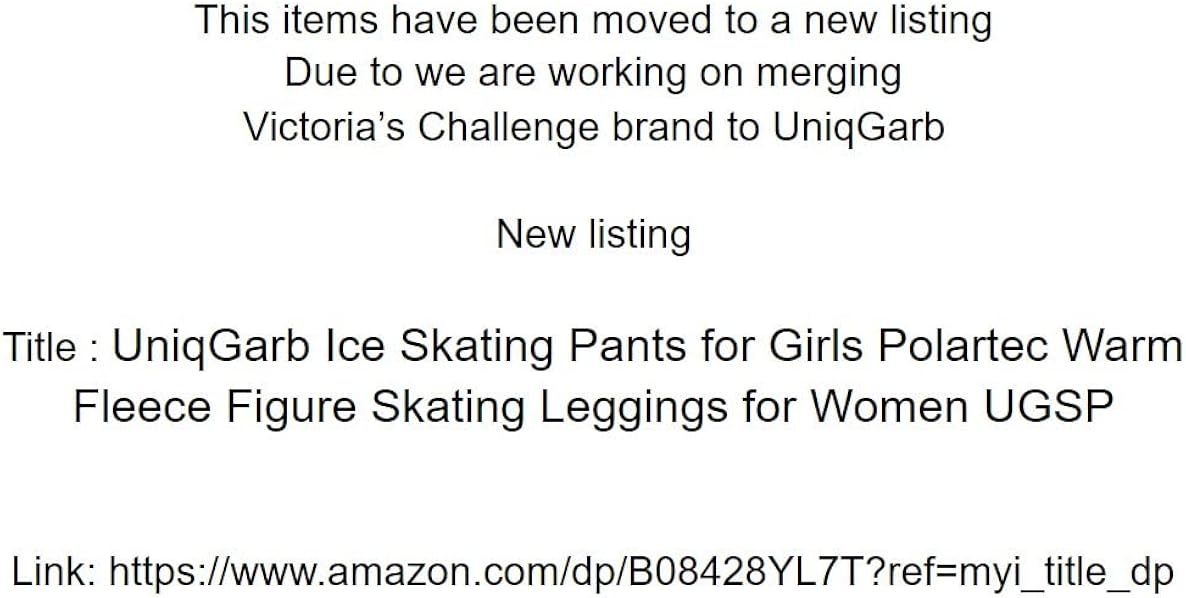 Victoria's Challenge Black ice Skating Leggings Skate Pants Polartec | Thermal | Compression VCSP17 : Clothing, Shoes & Jewelry