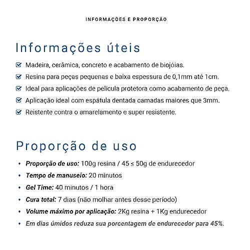 Resina Epóxi Média Viscosidade Para Madeira e Artesanato Kit 750g