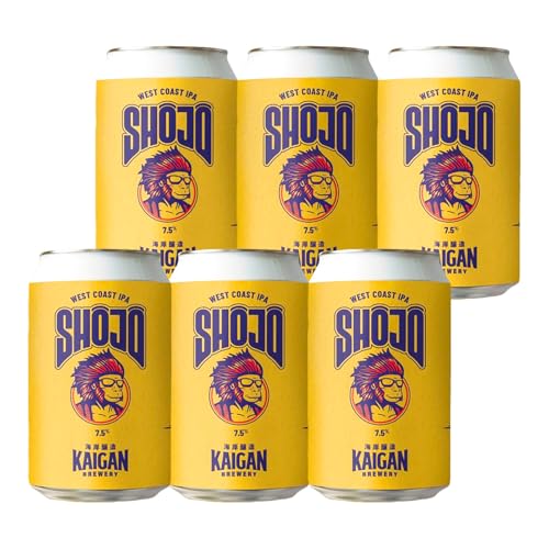 COASTER株式会社 [種類が選べる]海岸醸造 クラフトビール 350ml×6缶パック (350ml×6缶パック, SHOJO(猩々))