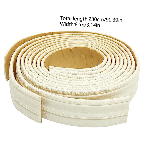 Generic 6 Rolos De Adesivo De Parede De Rodapé Linha De Acabamento De Parede Rodapé Borda Removível