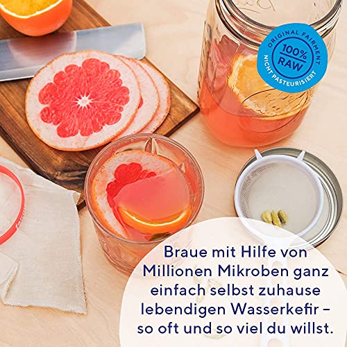 Fairment Starterkit Water Kefir met actieve Kefir-kristallen met simpele Handleiding (mogelijk niet beschikbaar in het… - Image 5