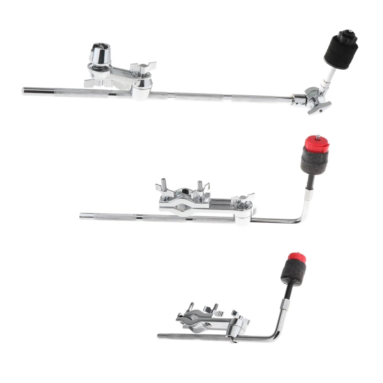 Abrazadera para brazo de platillos Brazo de platillo tambor repuesto con abrazaderas Fácil instalar Abrazadera extensión metal Soporte Clips expansión