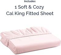 Vista 111 de King Fitted Bed Sheet - Bottom Single Fitted Sheet Only - Ultra-Soft Hotel Luxury Bedding w/ 8-16 Inch Deep Pockets - Breathable, Cooling & Wrinkle
