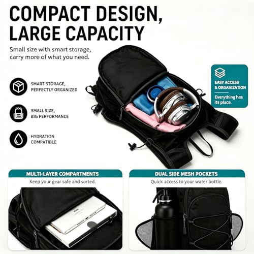 Sac à dos randonnée imperméable 20L haut de gamme durable pour trekking et cyclisme