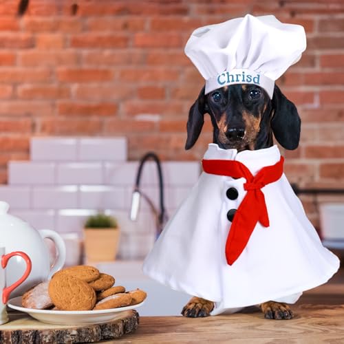 Sombrero de Chef Personalizado para Perro Bordado miniatura 4