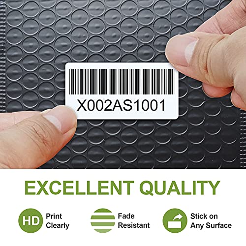 Anylabel Compatible 2" X 1" Direct Thermal Labels Replacement For Barcodes Postage Address Shipping Compatible With Rollo & Zebra Desktop Printers Adhesive & Perforated (12 Rolls, 1300 Labels/Roll) #TOP2