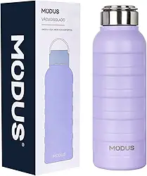 MODUS Garrafa de Água Térmica Esportiva Academia Isolada a Vácuo Aço Inox 1000ML (Roxo)