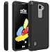 LG Stylo 2 Plus Case, LG Stylus 2 Plus Case, CoverON [HexaGuard Series] Slim Hybrid Hard Phone Cover Case for LG Stylus 2 Plus / Stylo 2 Plus - Black