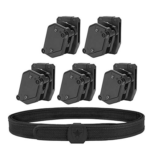 KRYDEX IPSC USPSA IDPA 3-Gun Shooting Belt & 5 pcs Speed Pistol Mag
