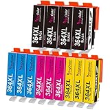 Función: Los cartuchos de tinta hp 364xl compatibles son fáciles de instalar e identificar. Instale el último chip actualizado que puede mostrar el volumen de tinta. Teñido e impresión especial de tintas sin bloquear el cabezal de impresión.