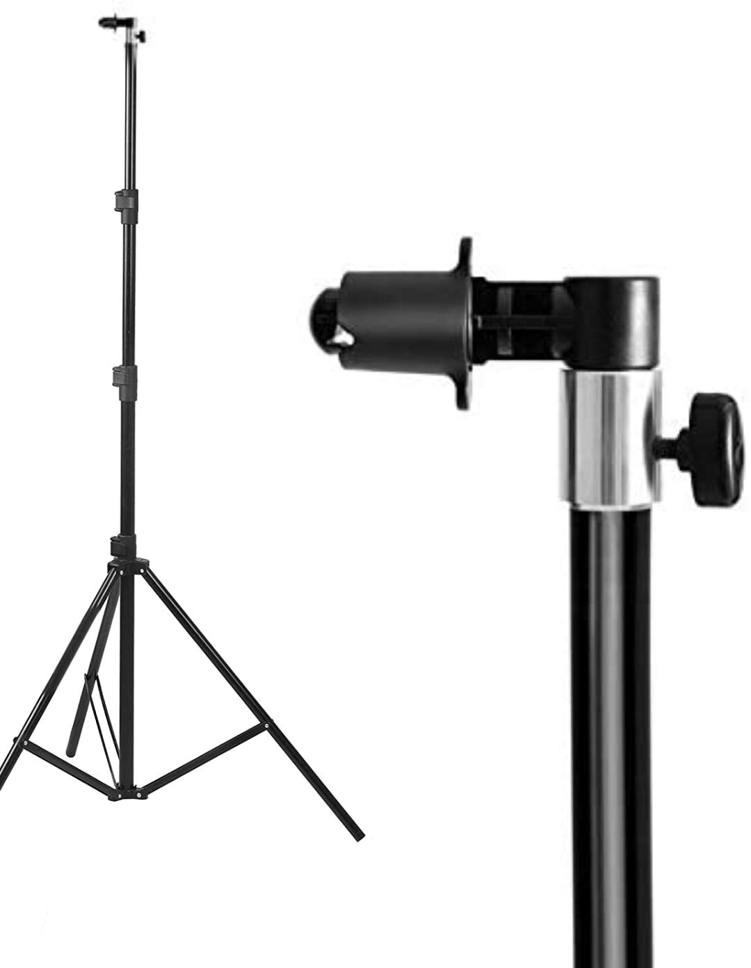 VTS Reflector Holder Stand Photography Heavy Duty Lights Stand Clip for Photo Studio Video Pop Up Green Screen Lighting Indoor-Outdoor Shooting Purpose