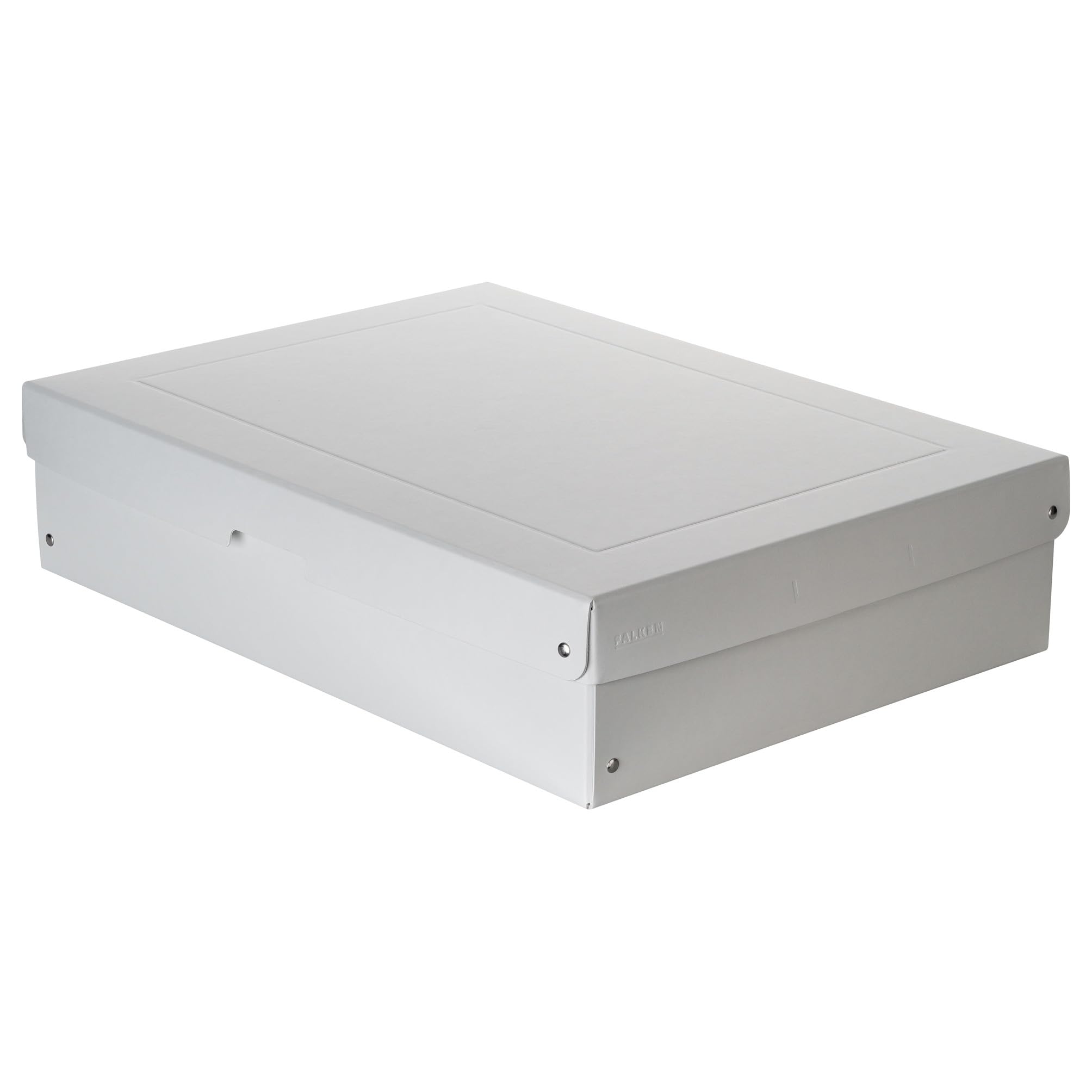 FALKEN Original PureBox Pro. Made in Germany, 100 mm high, DIN A3, DIN ISO 9706, DIN ISO 16245-A. Acid-free and ageing resistant storage box with lid, suitable for archiving box