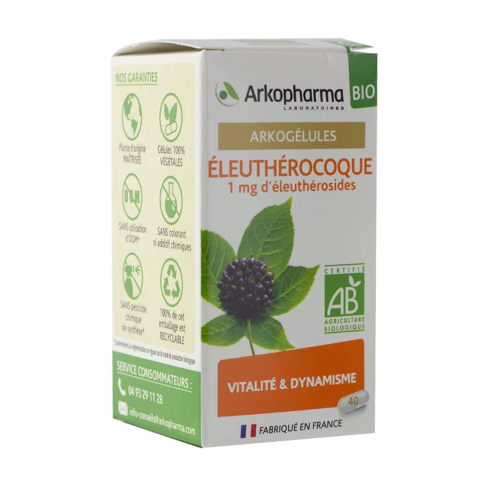 Arkogélules Eleutherocoque Bio 40 gélules