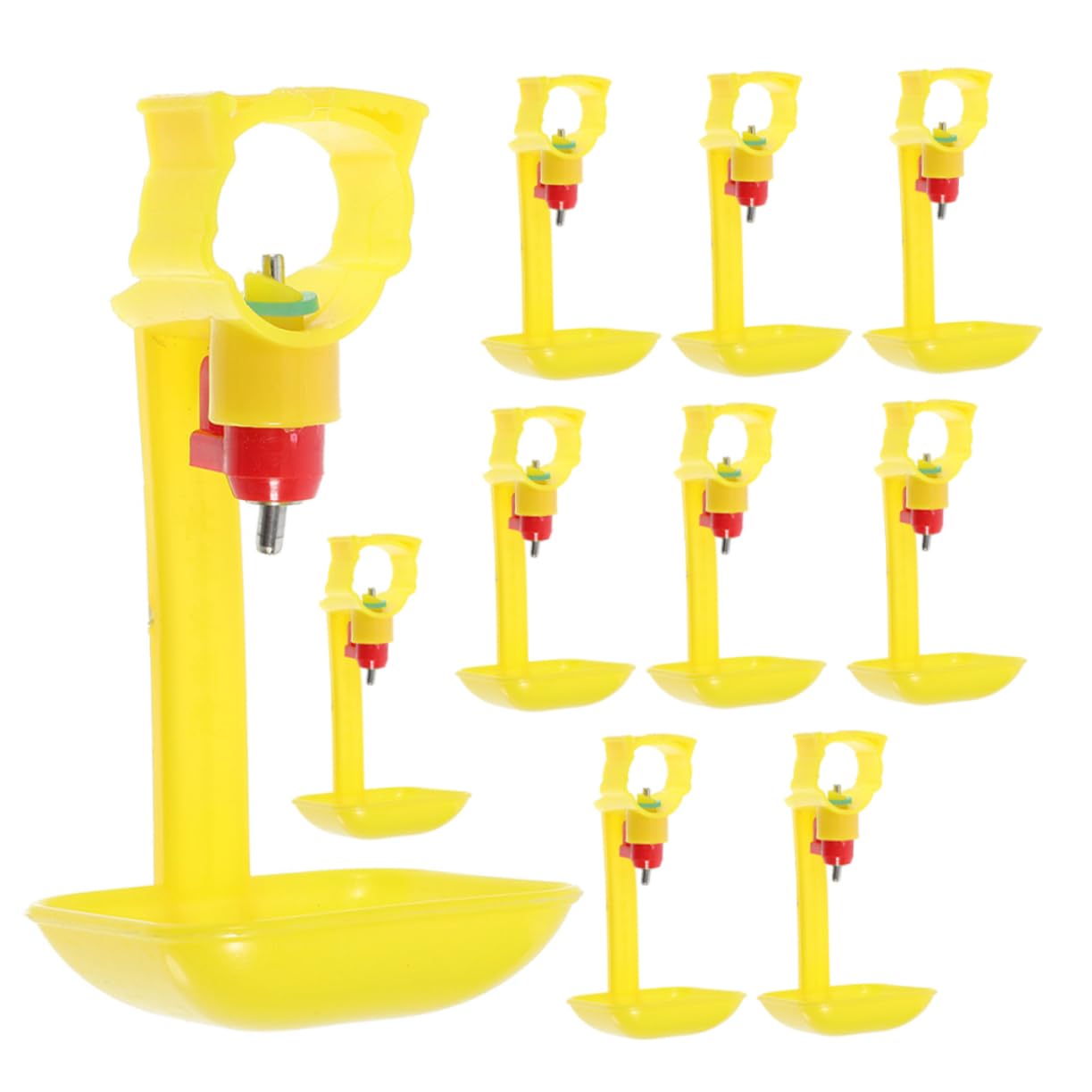 OFFSCH 10Pcs Chicken Water Dispenser Automatic Poultry Drinking Cups for Efficient Hydration for Home Farm Use Chicken Supplies