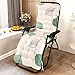 Coussin de Chaise Longue Bain de Soleil, Coussin Transat Jardin Intérieur Extérieur, Coussin de Fauteuil Relax inclinables en Coton Doux, Voyage Vacances Relaxer Coussin de Chaise Longue 170*53*8CM