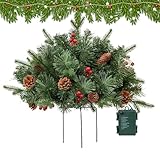 Ambiance de Noël : une atmosphère magique avec des lumières LED uniformément réparties qui offrent une luminosité festive constante, permettant une décoration rapide et sans effort pour remplir les urnes de Noël avec une atmosphère durable et accueillante