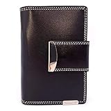 ❤️【Noch mehr Platz】9 Kartenfächer, davon eins mit Sichtfenster & 5 Steckfächer für Notizblätter, davon 1 als Fotofach. 2 Geldscheinfächer und 2 Münzenfächer mit 1 Reißverschluss