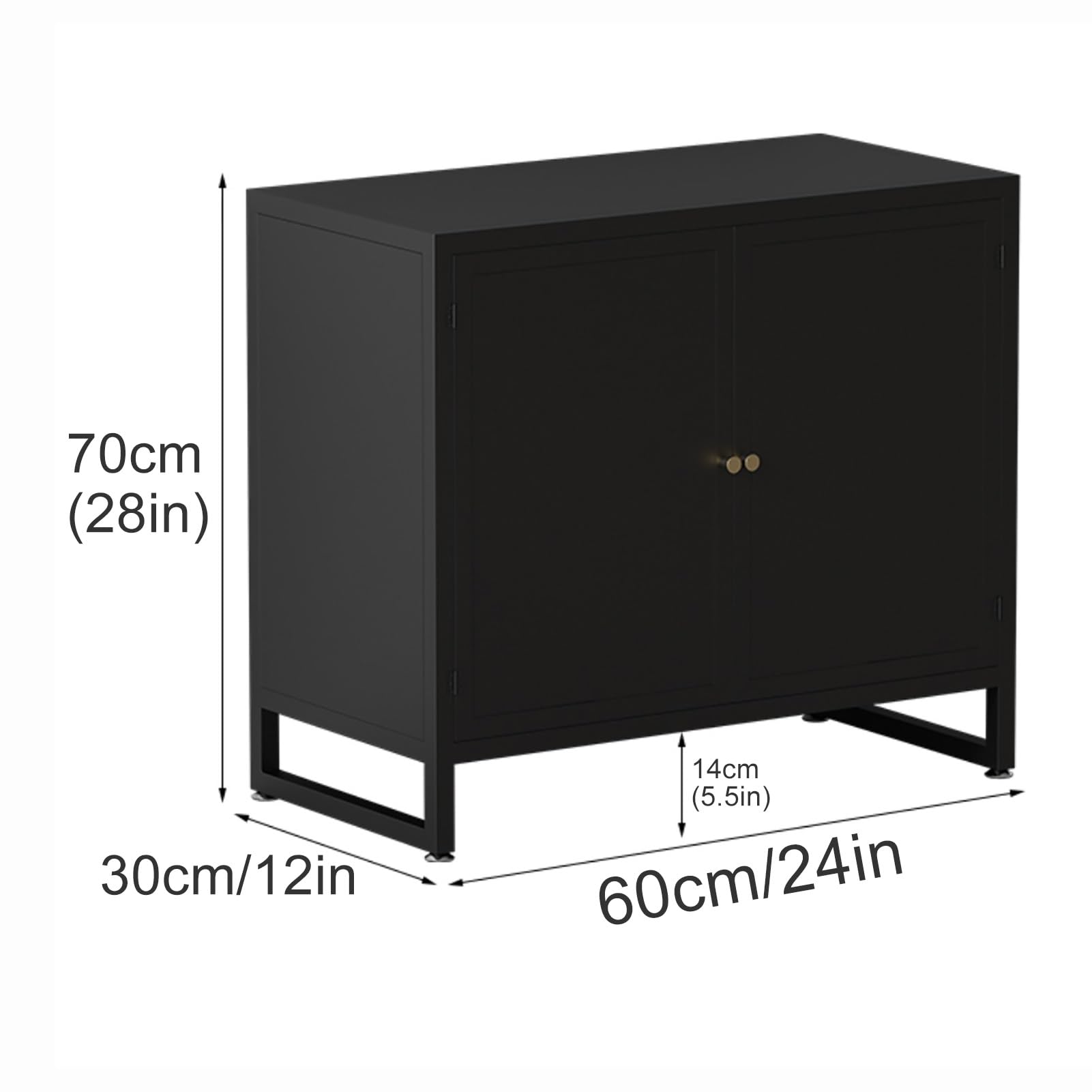 Stolik do Terrarium, Szafka pod Akwarium Metal, Stojak pod Akwarium dla Gadów Hodowlane(Gold,60x30x70cm/24x12x28in)