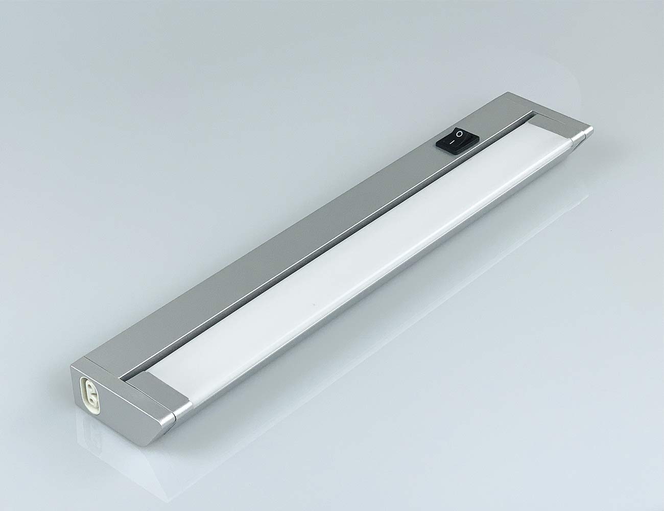 Réglette LED Orientable avec Interrupteur, Luminaire Sous Meuble Lumière Réglables pour Cuisine/Armoire/Placard/Escalier/Couloir 3000K 4000K 6000K (Court)