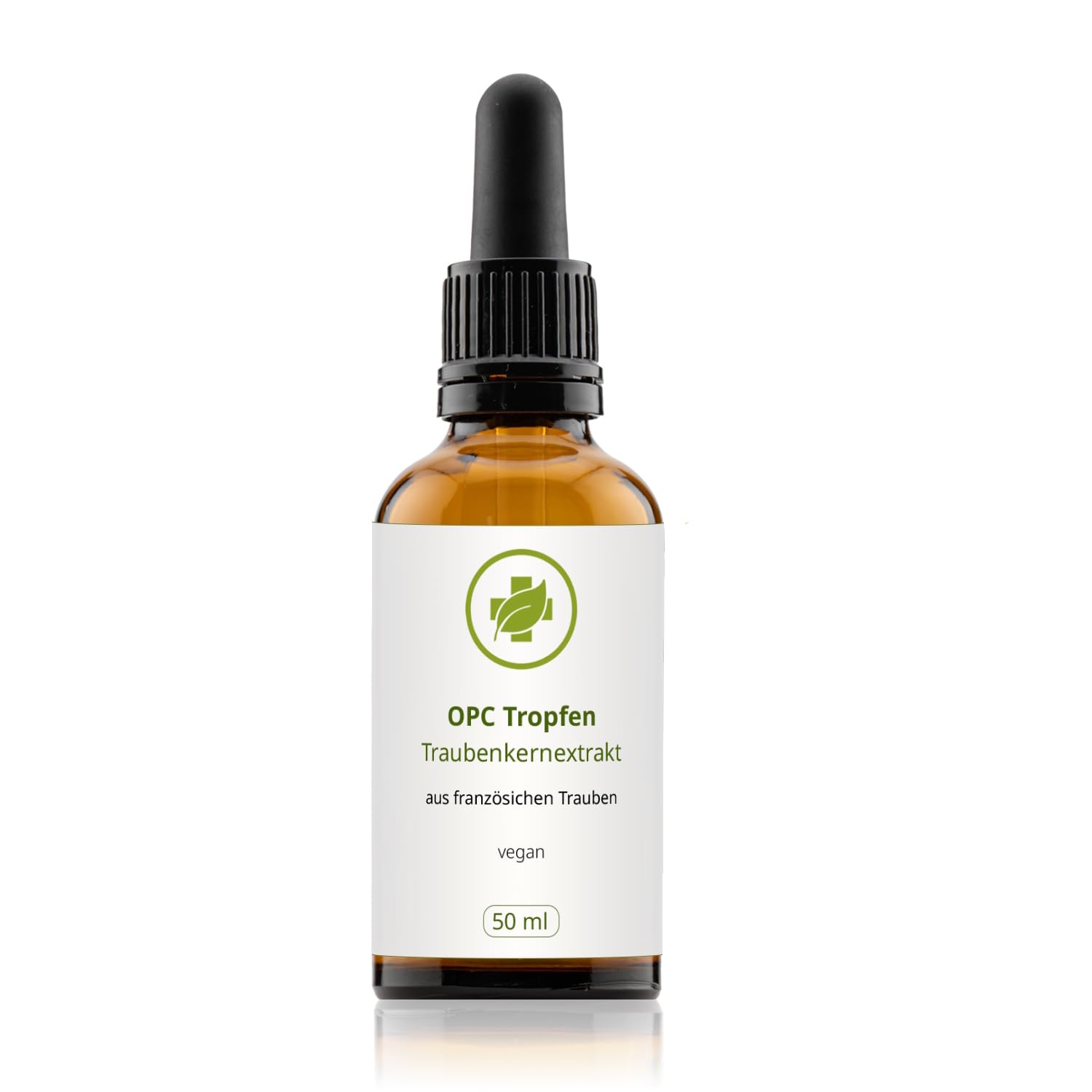 OPC Traubenkernextrakt Tropfen – 50ml – Vegan – Hochkonzentriert aus französischen Weintrauben – Alkoholfrei – ohne Zusätze