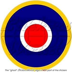 RAF Decal RAF Royal Air Force Roundel Decal Sticker - Type C1 Aircraft 100mm (4") British UK British Colonial D&eacute;cor Decals, Stickers &amp; Vinyl Art