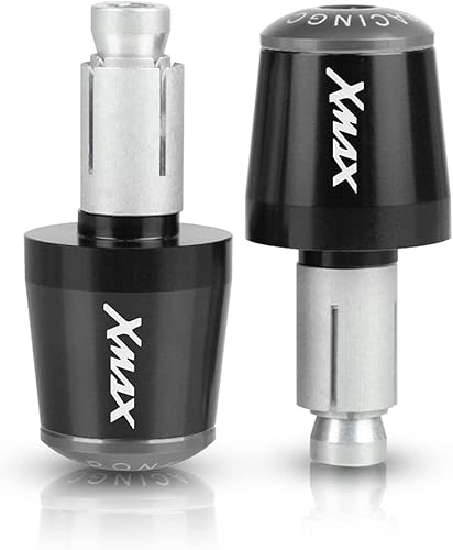 Miniatura 1 de Tapón de manillar 78 ''0.866 in motocicleta empuñaduras tapa manillar agarre extremos para Yamaha X-Max Xmax X MAX 125 250 300 400 Xmax 2020 2019