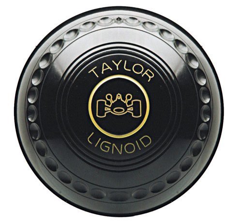 Taylor Lignoid Progrip Heavy Black Short Mat Bowls - Pair