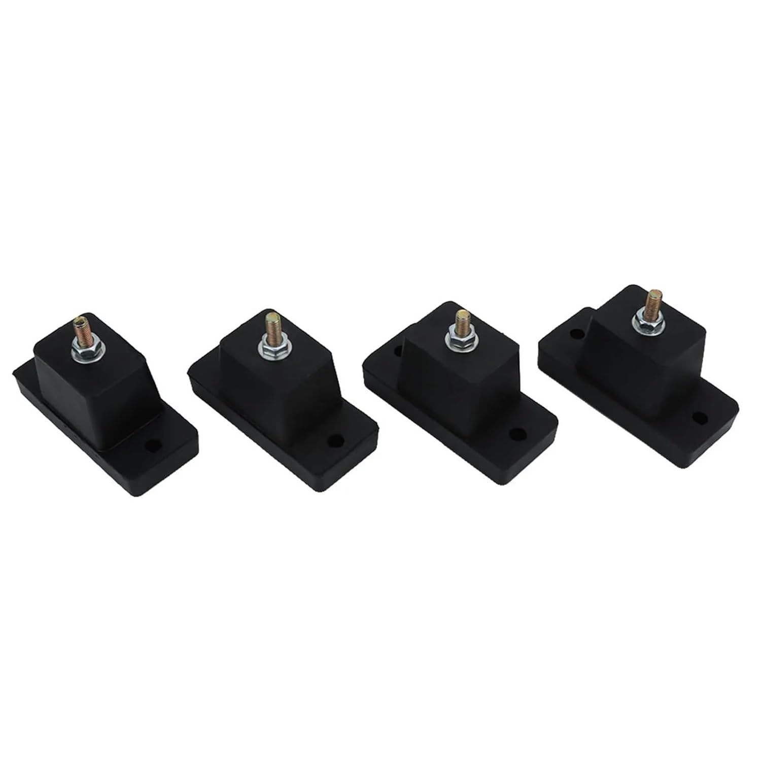 Mechanical Vibration Damping Mounts 4pcs Shock-Proof Foot Base Cushion Outdoor Air Conditioning Bracket for for Engines Pumps Generators