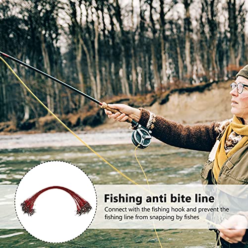 Fishing Wire Leaders con Pin 100 Pzs Repuesto para Equipos de Pesca miniatura 2