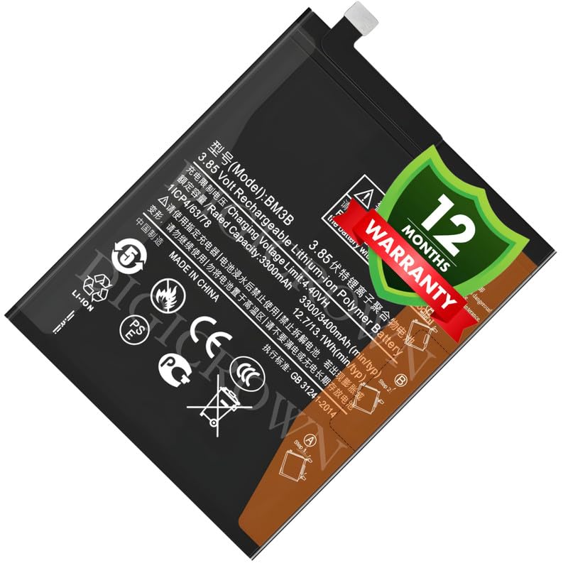 Image of Original BM3B Battery Compatible for Xiaomi Mi Mix 2S (M1803D5XA) - (3400mAh) - 1 Year Warranty